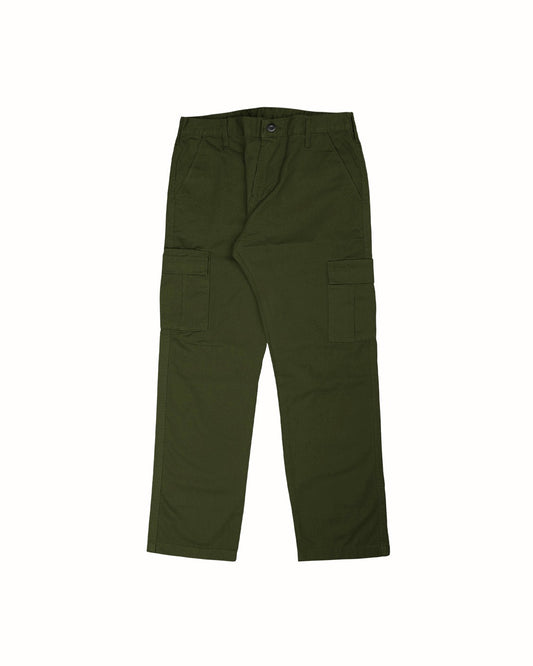 Sentinel Green Twill Cargo Pants