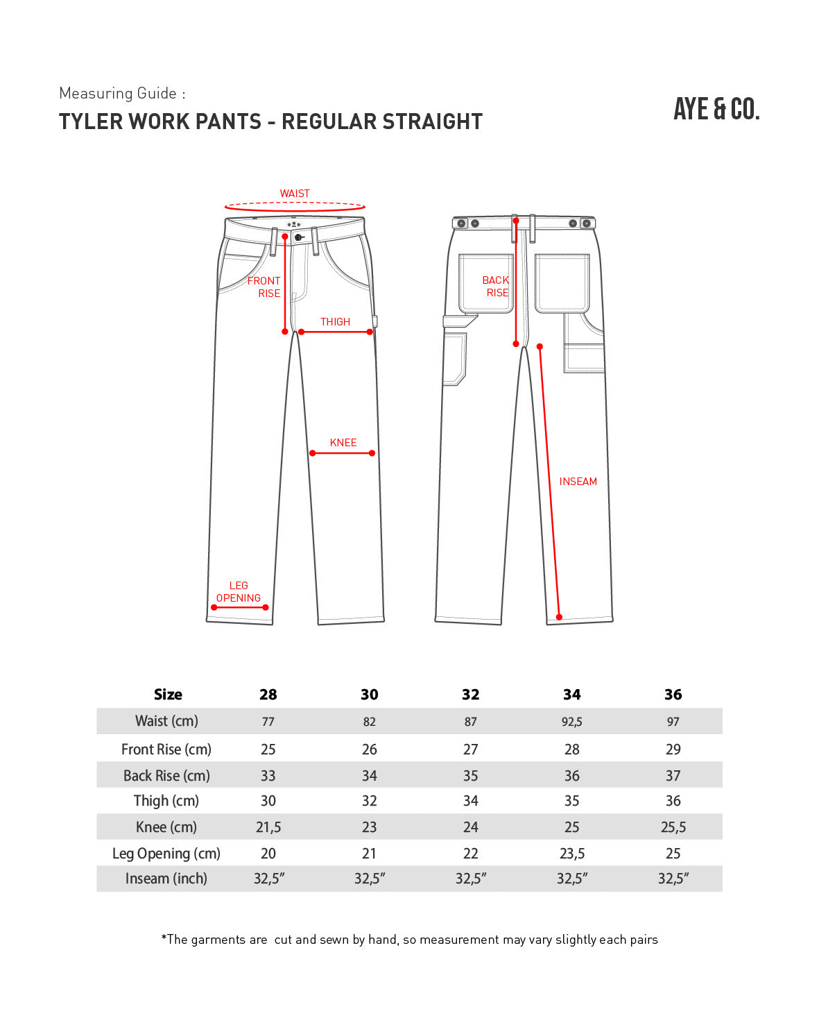 Tyler Green - Regular Straight Work Pants