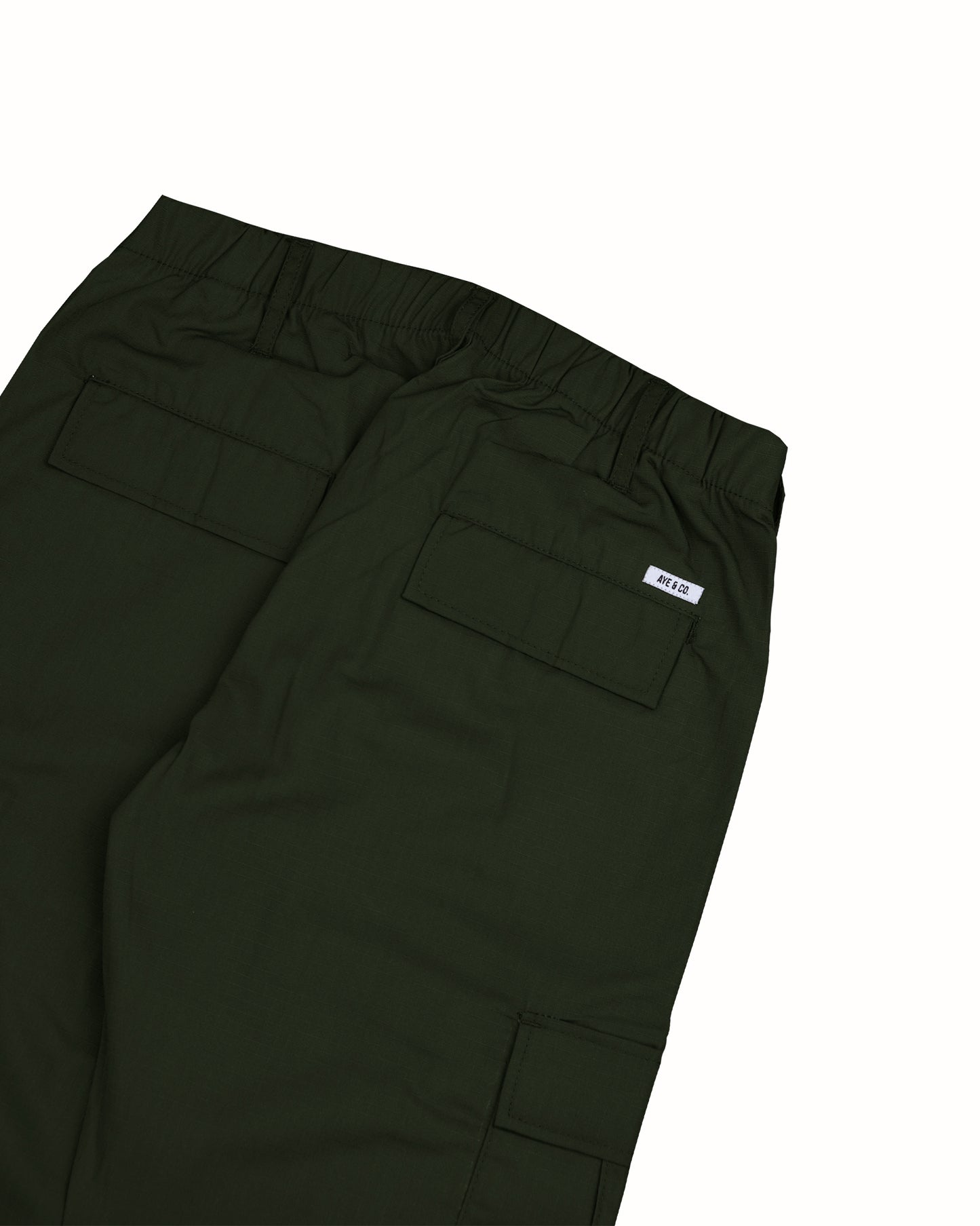 Sentinel Green Regular Fit Cargo Pants
