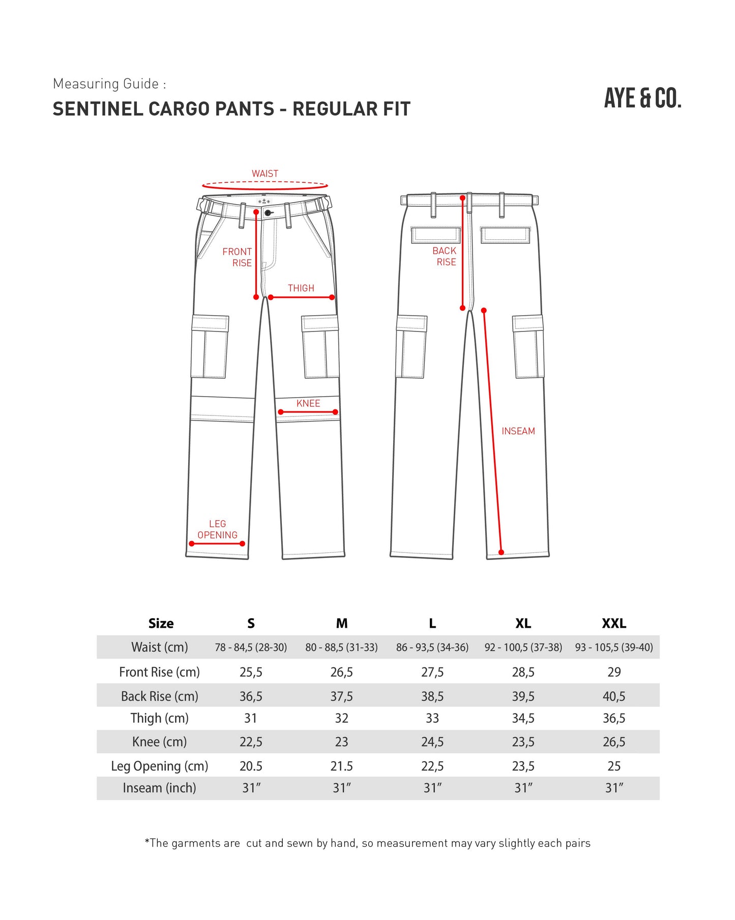 Sentinel Green Regular Fit Cargo Pants