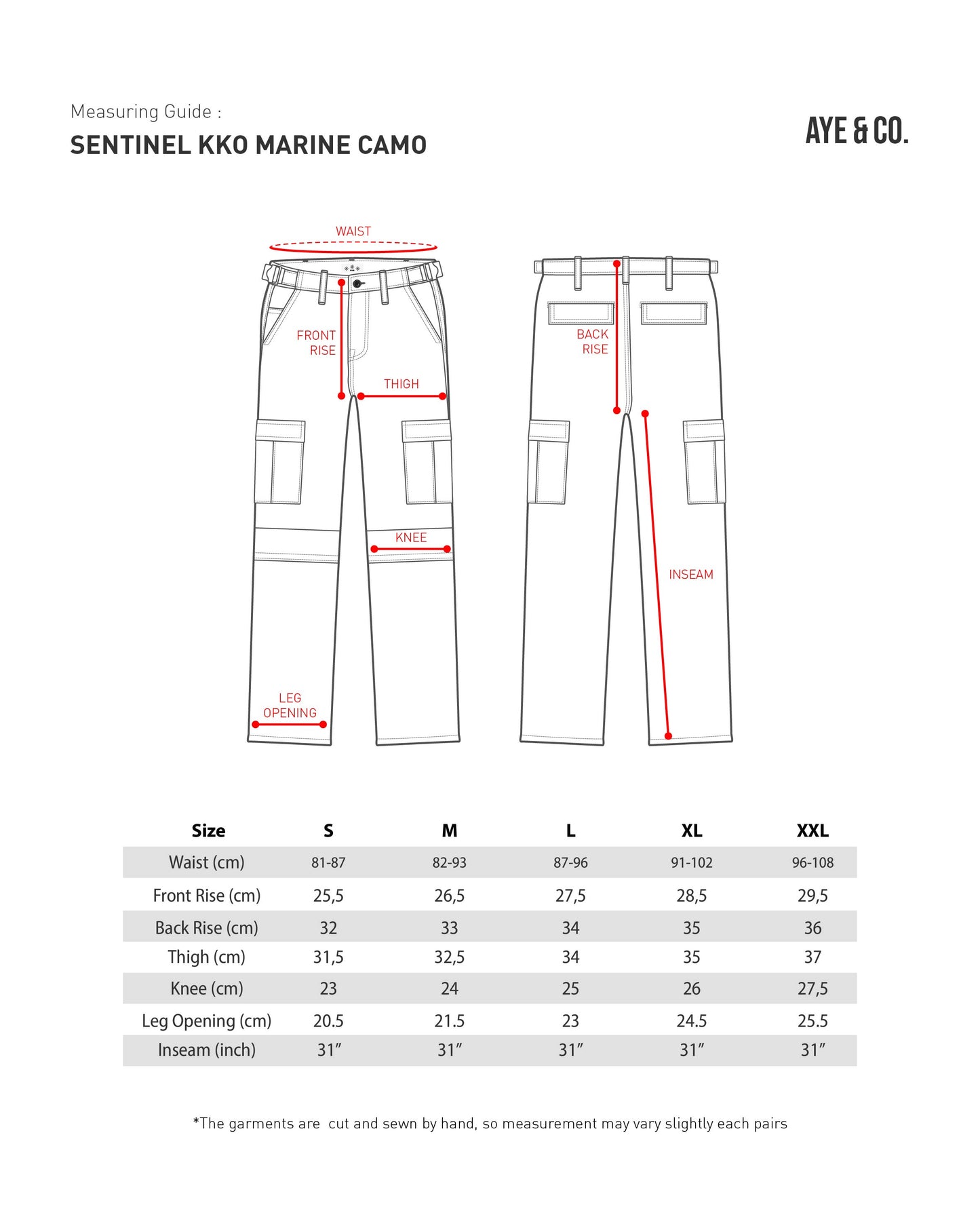 Sentinel KKO - Regular fit Cargo Pants