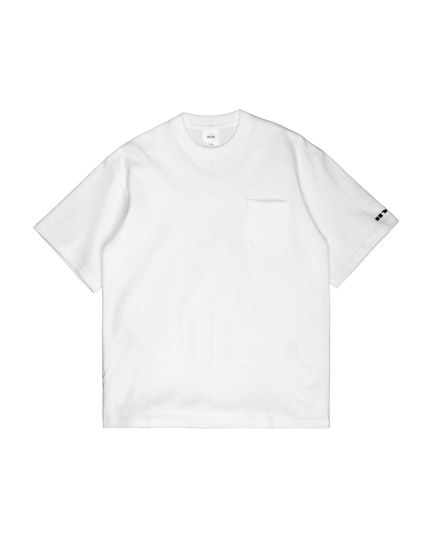 Lustro White Relaxed Fit Pocket Tees