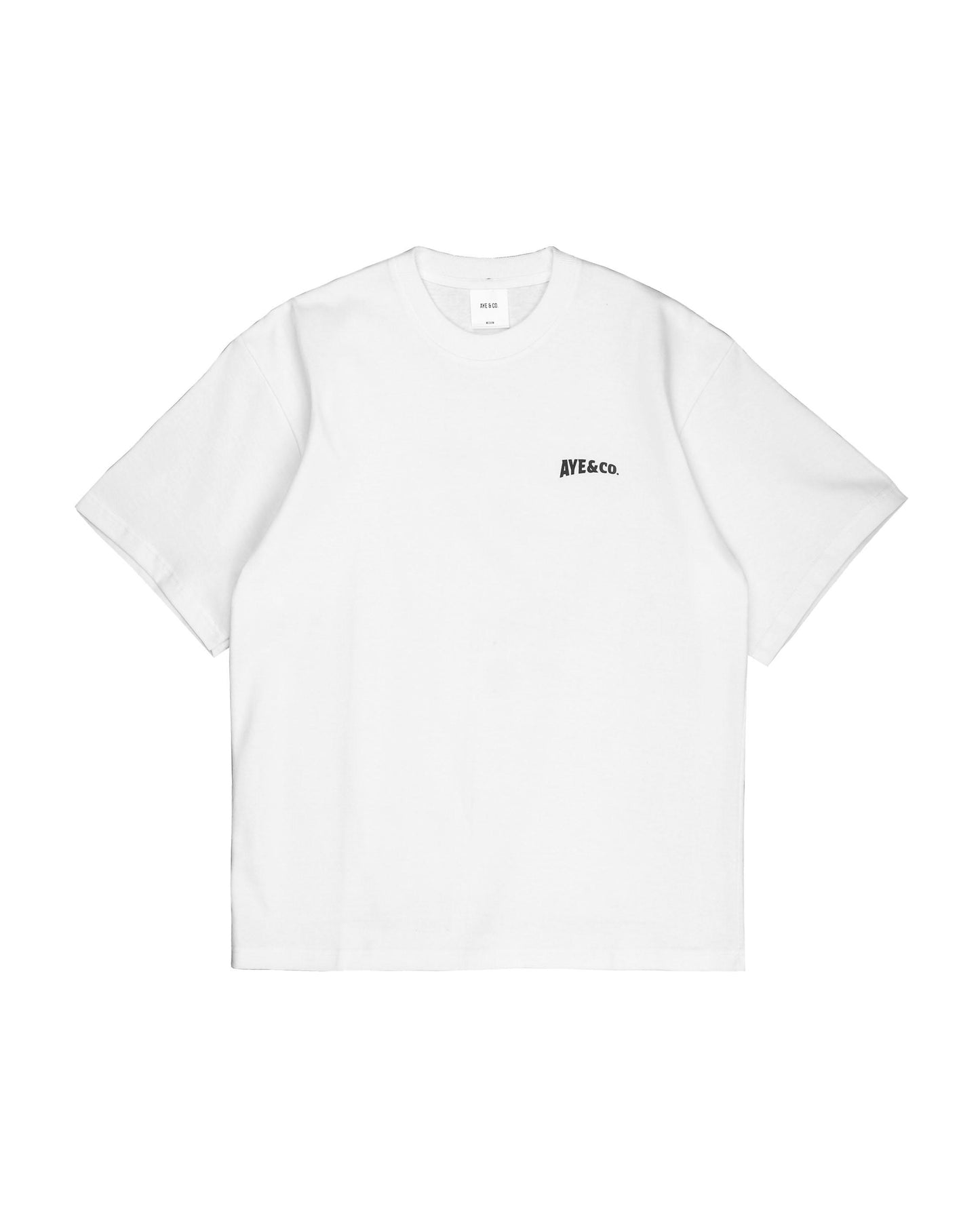 Palma White Relaxed Fit Tees