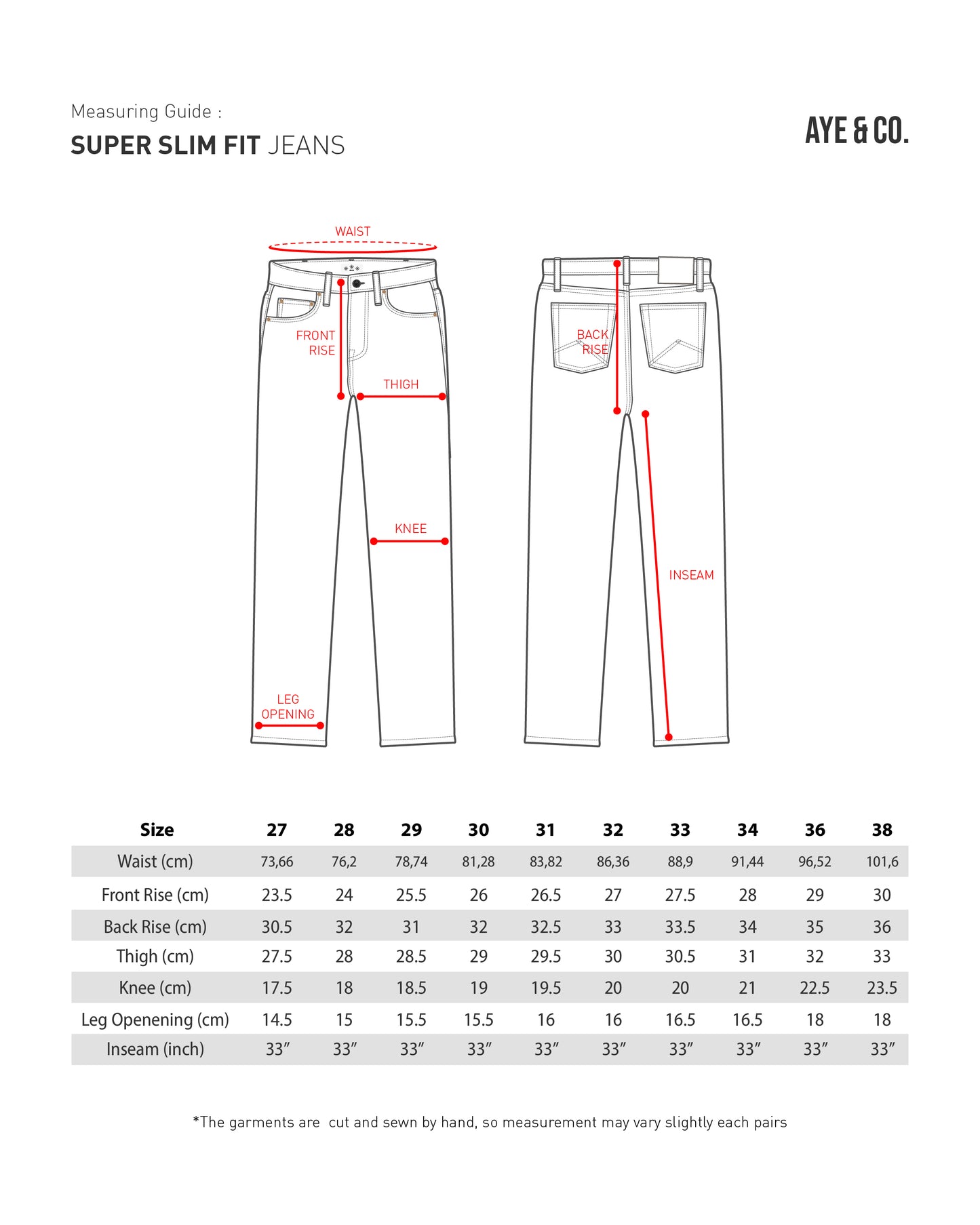 Bohemian Grove Super Slim Fit Jeans – Aye & Co