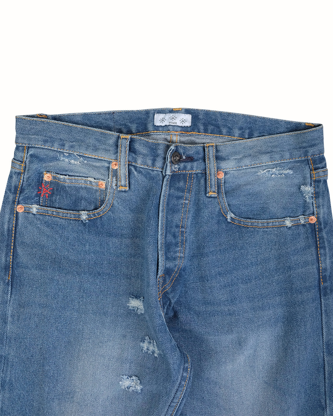 Knight West Jeans - Distressed Washed
