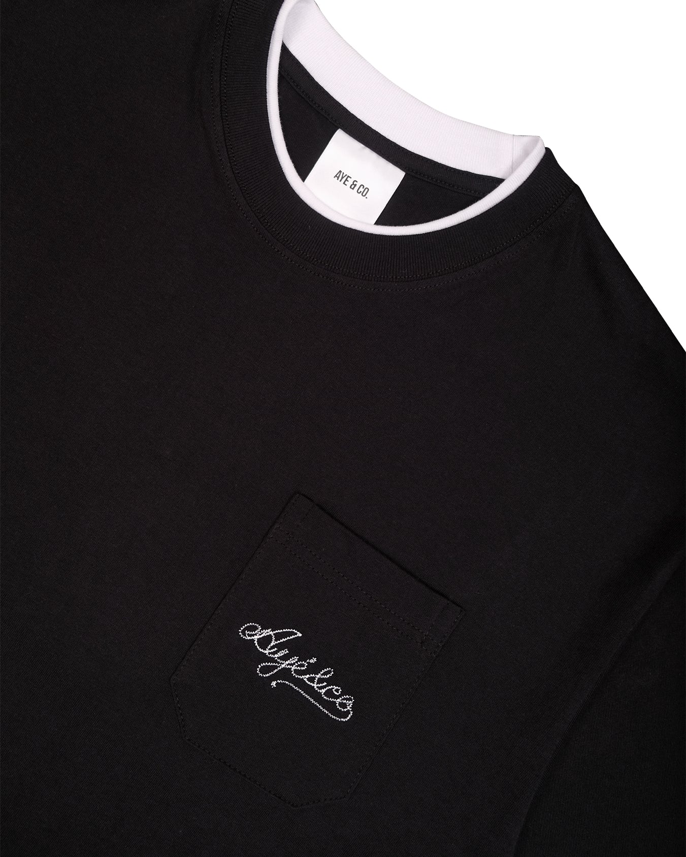 Macto Black Relaxed Fit Tees